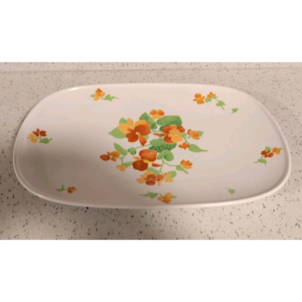 noritake progression Happy Days Rectangular Platter Floral 9069